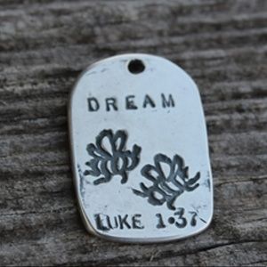 Visible Faith Jewelry: Dream Godtag